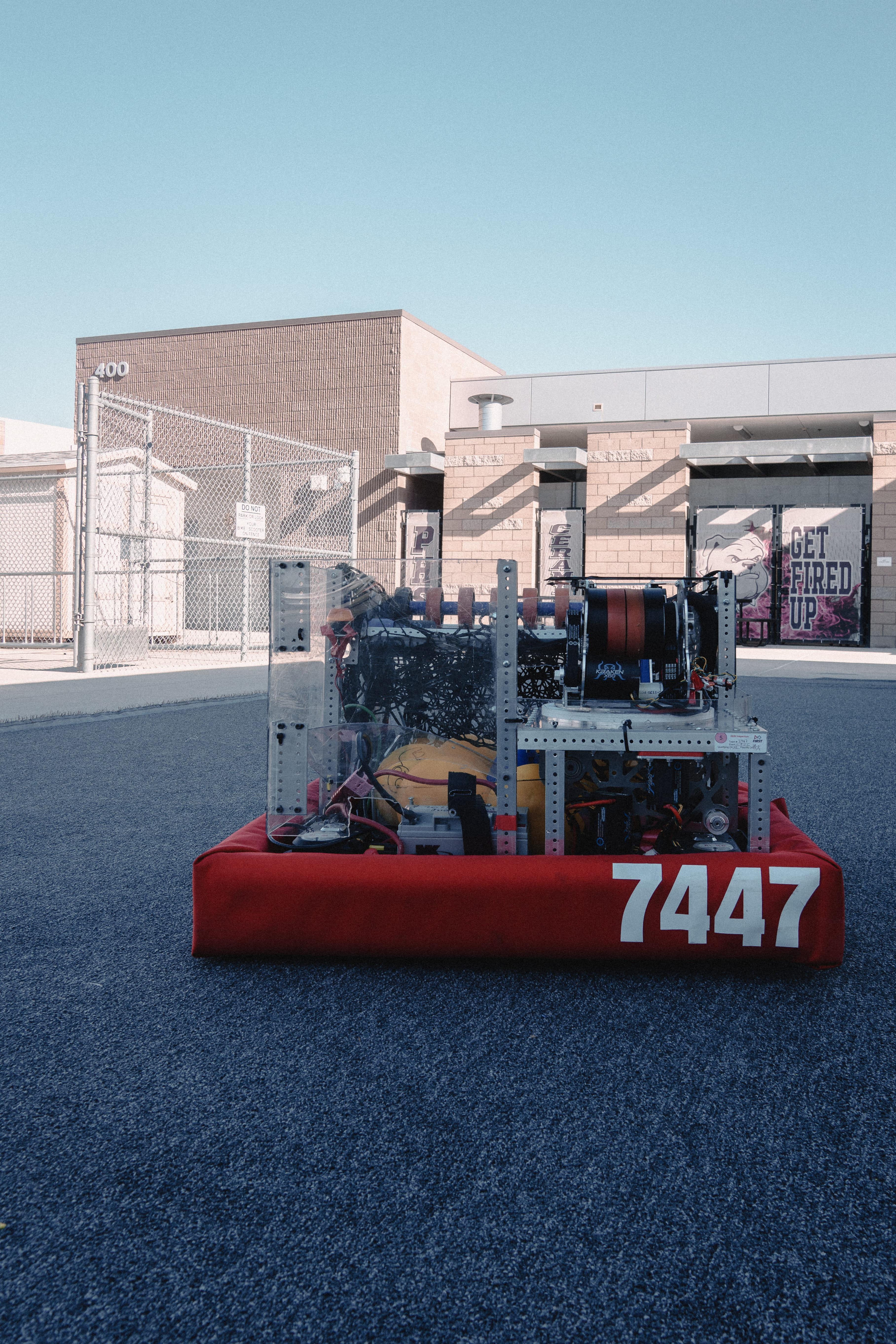 Ronin Robotics 7447 Robot at OC Regional 2025.