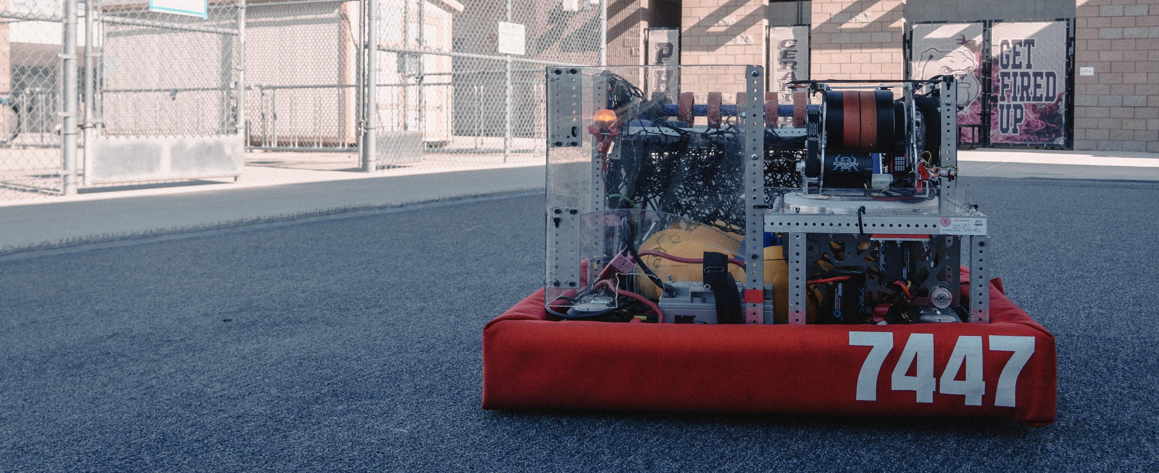 Ronin Robotics 7447 Robot at OC Regional 2025.