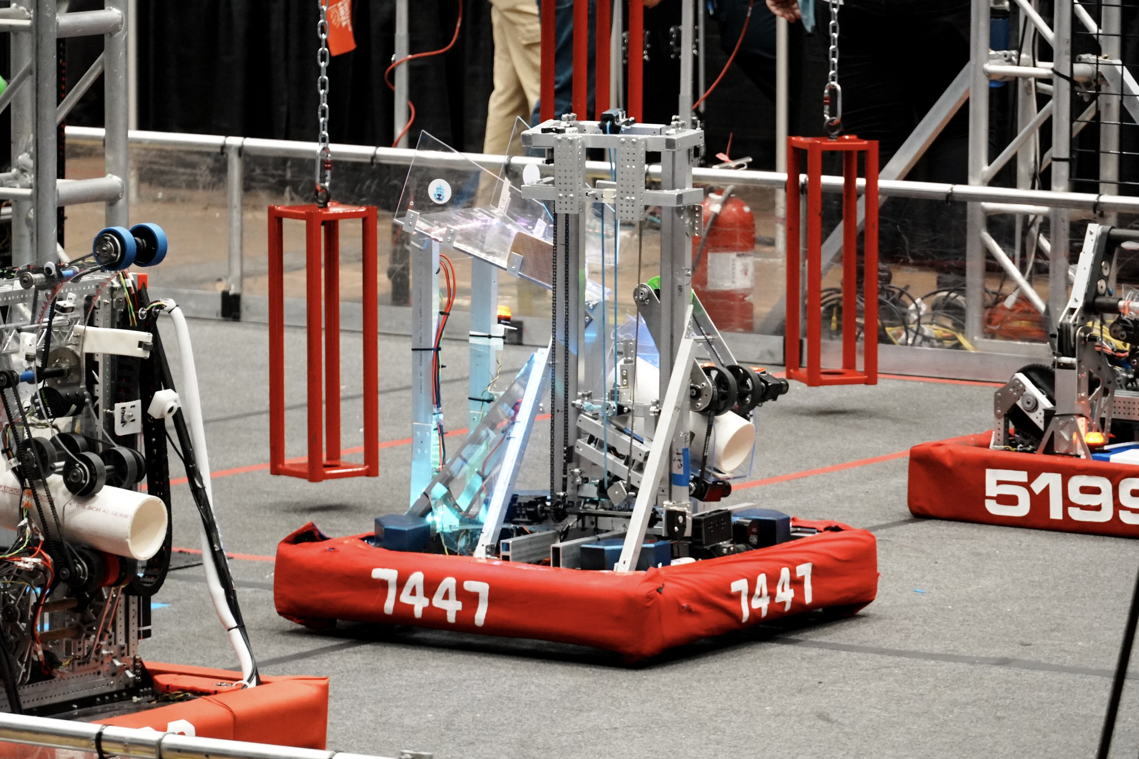 Rōnin Robotics robot during a competition match.